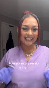 Practice pouring up an impression w me at home! This is how you would do it  w no access to dental machines! #impressions #goldgrillz #icedbyyana  #womenenterpreneur #fortwayne #chicago