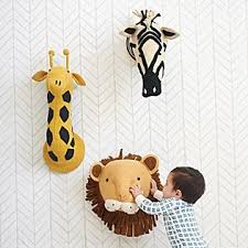 Mounted Zebra Serena Lily Kids Room Creative Baby Gifts Modern Safari Nursery