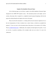 Check spelling or type a new query. Fillable Online Trinitydc Qualitative Research Paper Sample Trinitydc Fax Email Print Pdffiller