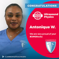 Huge congratulations to Farah Azzam! 💙👏 She just passed her Registered  Diagnostic Cardiac Sonographer Exam, and we couldn't be prouder. Show her  some love in the comments! 🎉✨ #DMSRocks #FutureSonographer