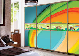 Kids wardrobes are very common to the 21st century but it is also very important to have designing wardrobes in everyone's house. Wardrobe With Digital Laminate Printing It Paradise Kitchen World And Interior