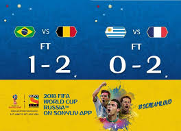 The 2018 fifa world cup final was a football match that took place on 15 july 2018 to determine the winners of the 2018 fifa world cup. Fifa 2018 After Brazil S Ouster All European Clash In Today S Quarter Finals
