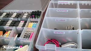 I use two methods to organize my cords and cables. Video Decluttering Home Office Gadgets Wires Cords And Cables