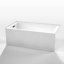 Walmart.com has been visited by 1m+ users in the past month Grayley Alcove 60 Bathtub Left Side Drain 60 Lx30 Wx22 H Beautiful Bathroom Furniture For Every Home Wyndham Collection