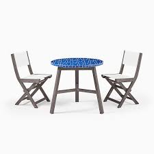 Mosaic Tiled Outdoor Bistro Table Folding Bistro Chair Set Landscape Blue Bistro Table Outdoor Bistro Table Bistro Chairs