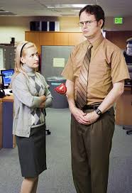 The Office S Most Memorable Couples Office Halloween Costumes The Office Costumes Dwight And Angela