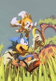 Don T Look Back Feat Sonic Retro Gaming Art Sonic Game Art