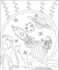 By coloring the free coloring pages, find your favorite space. Aestheics Girl Cat And Space Coloring Page Free Printable Coloring Pages For Kids