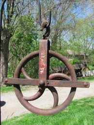 The upside is that recyclers can now find pulleys at flea markets. 32 Barn Pulleys Ideas Pulley Barn Barn Pulley