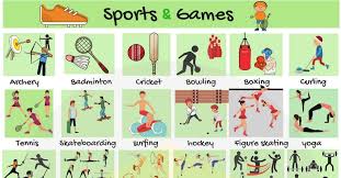 List Of Sports And Games Useful Sports List With Pictures And Examples In English When It Comes To In 2020 English Vocabulary Learn English Vocabulary Learn English