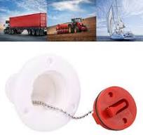 RV Marine Fuel Deck Filler Caps Nylon Fill Cover 38mm (1.5in) for Yachts Boats T