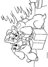 61 coloring pages of lady, tramp, trusty, jock and other characters of disney cartoon. Lady And The Tramp Coloring Book Pages Puppies Under The Coloring Home