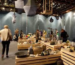 Melbourne Design Studios Right Angle And Foolscap Have Created A Temporary Canteen Market And Cinema In A Former Piano Pop Up Shop Pop Up Shops Retail Design