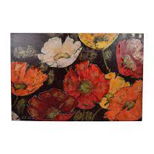 Set of 3 pier 1 imports tre ci blue flowers 8 salad plates. 74 Off Pier 1 Pier 1 Imports Enchanted Flowers Art Decor