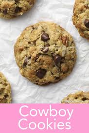 These Delicious Cowboy Cookies Are Easy To Make And Packed With Enough Oats Chocolate Chips Shredded Cowboy Cookies Cowboy Cookie Recipe Best Oatmeal Cookies