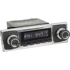 We preserved the vintage style and experience, then filled it with today's stereo rich sound design and bluetooth wireless technology. Classic Car Stereo