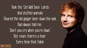 Ed's grandfather must be hugely proud that he decided to include memories of his grandma in that. Supermarket Flowers Ed Sheeran Lyrics Youtube