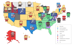 The best marvel superhero movies got their start on the panels of marvel's comic empire and can marvel superheroes have grown in popularity over time (so much so that marvel's the avengers are they the most popular marvel characters or really the ones you truly love and grew up with? Your State S Favorite Marvel Movie Cabletv Com