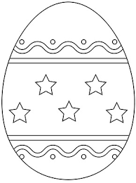 Osterhase malvorlage kostenlos zum ausdrucken. Kostenlose Ausmalbilder Ostern Osterei Mit Sternen