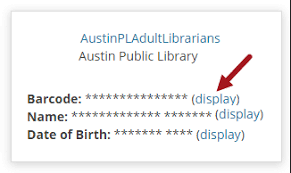 Check spelling or type a new query. What Is My Library Card Number Ask Us Austin Public Library