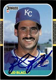 1986 Donruss Tim Hulett Auto Chicago White Sox #404 Card Signed