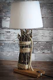Blue ginger jar accent lamp, painted glass lamp, bedside lamp, 70's decor, country style eddyetcetera 5 out of 5 stars (59) $ 35.00 free shipping only 1 available and it's in 2 people's carts. Wooden Bedside Lamp Made Of Fallen Branches In Rustic Style The Lamp Is Handmade And Absolutely Gorgeous Ideal For Wooden Lamp Wooden Bedside Lamps Lamp Decor