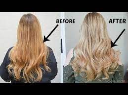 How To Neutralize Brassy Hair To A Gorgeous Blonde Brassy Hair Brassy Blonde Hair Ombre Hair Blonde
