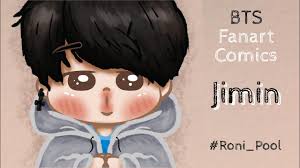 Bts jimin fan art print: Bts Fanart Jimin And Chi Chibi Speed Drawing Roni Pool Youtube