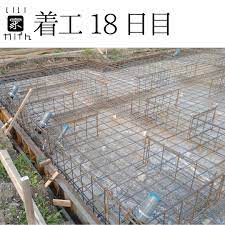 配筋が完璧に完成 あとはコンクリートの流し込みを待つのみ 県民共済住宅 新築 新築一戸建て 平屋 平屋の家 平屋間取り 平屋暮らし 平屋建て 家づくり マイホーム マイホーム計画 マイホームメモ マイホームができるまで マイホーム記録 注文住