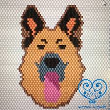 Istek Uzerine Alman Kurdu Siparisimiz Designed By Yasminmiyuki Miyuki Dog Siparis Handmade Fashion Style Design Desig Scooby Doo Scooby Beads