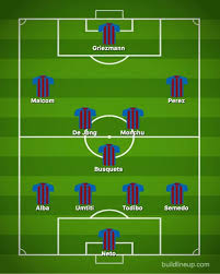 90+2 min city 0 chelsea 1. Fc Barcelona Vs Chelsea Line Up