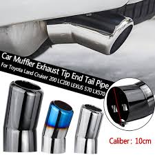 Select your make and model in the red title bar above so we can show the parts you need. Stainless Steel Tail Exhaust Muffler Tip Pipe For Toyota Land Cruiser 200 Lexus 570 Lx570 10cm Buy At A Low Prices On Joom E Commerce Platform