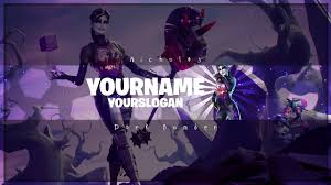 Battle royale banner/channel art template for trvid!! Fortnite Dark Bomber Banner Template Fortnite Channel Art Photoshop Cs6 Youtube