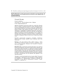 Psychology of religion and spirituality. Pdf Self Reflection And Personal Evolution As Keystone Of Sustainability Ayu Dinda Academia Edu