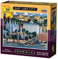Dowdle jigsaw puzzles 500 pieces. Amazon Com Dowdle Jigsaw Puzzle Salt Lake City 500 Piece Toys Games