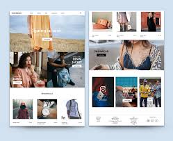 Fashion Website Mockup On Behance Website Mockup Fashion Website Visual Design