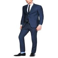 Boss novan/ben trim fit houndstooth wool suit. Men S Slim Fit Suit Navy Blue Konga Online Shopping