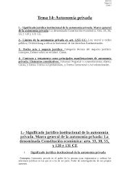 We did not find results for: Tema 14 Autonomia Privada Docsity
