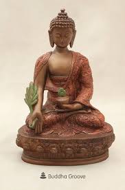 Medicine Buddha Statue In Bronze Color 12 Inches Buddha Statue Buddha Statue
