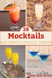 27 Tasty Mocktails And Non Alcoholic Cocktails Mix That Drink Alcoholic Drinks Mocktails Nonalcoholic Party Drinks