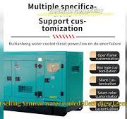 For YANMAR High Output RTH-YE10GF 3TNV82A-BGGE Large-power Water-cooled  Silent Diesel Generator 10KW/12.5KVA 240V/380V 50Hz