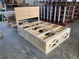 The wispy whitewash palette enhances without covering the grain for that weathered look you crave. Farmhouse Storage Beds Theqcyg