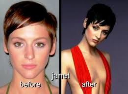 I am screaming and punching myself: 9-4: Hair today, gone to--ow!