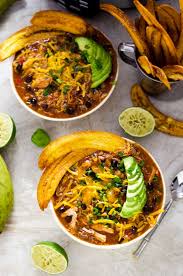 Slow Cooker Jamaican Jerk Chicken Chili With Plantain Chips Host The Toast Recipe Chicken And Plantains Recipe Jamaican Jerk Chicken Jamaican Recipes
