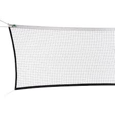 Although it may be played with larger teams, the most common forms of the game are singles (with one player per side) and doubles (with two players per side). Badminton Nets For Multiple Courts Buy At Sport Thieme Com