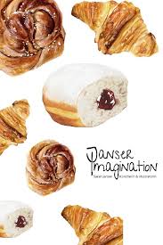 Watercolor Food Illustration Sweets Pastry Pattern Aquarell Essen Lebensmittel Essen Essensabbildungen
