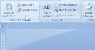 How To Insert A Table Of Contents Manually In Word Words Table Of Contents Page Layout