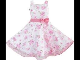 اجمل فساتين اطفال بالوان روعة ملابس اطفال بناتي صيف 2017 فساتين بنات للعيد Youtube Girls Pink Dress Kids Outfits Flower Girl Dresses Blue