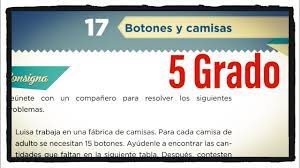 Libro de matemáticas 5 grado descargar pdf |. Desafio 17 Quinto Grado Botones Y Camisas Paginas 45 Y 46 Del Libro De Matematicas De 5 Grado Youtube