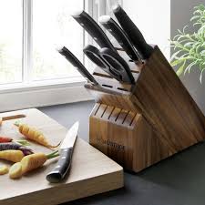 Wusthof Classic Ikon 7 Piece Acacia Knife Block Set Knife Block Set Best Kitchen Knives Classic Knife